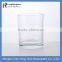 LongRun 19oz clear glass plain design candle holder low price wholesale