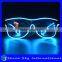 Fashion Design Hot Sell Led EL Wire Glasses Shutter Shade Frame