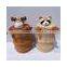 Folded hamper basket