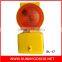 solar amber flashing warning light