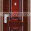 2016 new style decorative steel frame steel door low price