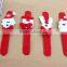 Wholesale Christmas Ornament Led Slap Bracelet