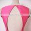 OEM Exquisite pink beaded woven one piece girls party dresses