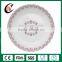  china supplier round cheap ceramic plate set, wholesale customized porcelain deep restaurant plate with logo and artwork