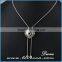Greece women simple design wholesale fashion jewelry necklace with snap button pendant