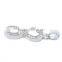 Zircon pendant arabic numeral shape silver pendant micro pave setting