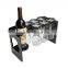 Custom acrylic tabletop wine rack