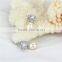 Wedding girl with pearl earring 9mm drop freshwater 925 silver real pearl earrings