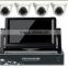 cctv 4ch DVR channel camera kits with the monitor and all accessories