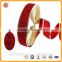 High Quality Fashion Red Christmas Ribbon With Glitter Christmas Ribbon Decoration