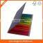 PET printed label sticker colored plastic sticky notes