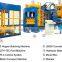 interlocking Hydraulic PLC Control Full Automatic fly ash concrete Burning-free Hollow block molding machine