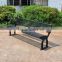 Outdoor furniture steel garden bench