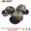 flat brim 6 panel camo hat and cap