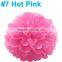 6" 8" 10" 12" 15" 20" Tissue Paper Pompoms Pom Poms Balls Wedding Party Decor