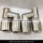 High quality exhaust dual tail pipe/exhaust tips /universal tail pipe