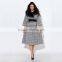 Pretty steps 2015 womens grey winter jacket with fur collar trim