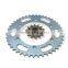 1023 and 1045 material motorcycle sprocket kit for CBR250 MC19 MC12 HOREN250 directly from china facotry wholesales