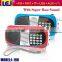 L-198 portable mini MP3 player FM radio speaker