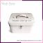 2016 White PU cosmetic case display cosmetic case with lock