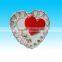 Vintage valentines day gift ceramic heart in the heart planter