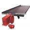 Gold shaking table for selecting metal ore