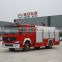 dongfeng tianjin 6 cbm water tanker fire fighting truck with fire fighting guns