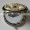 quality folding pocket mirror ,peacock design compact mirror