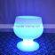 2015 New Cordless Waterproof Rechargeable RGBW Multi Color LED Light up bar ice bucket