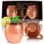 16oz Set of 2 100% pure copper mugs For wholesale