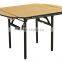 Hot sale PVC Covered Plywood Square/Round Folding BanquetTable QZ6008