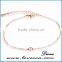 Trending Simple Rose Gold 316L Surgicial Stainless Steel Chain Anklet