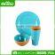 Cheap two tone color plastic bulk buy melamine restaurant dinnerware set