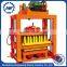 Professional QTJ4-40portable hollow concrete block making machine,movable concrete brick maker