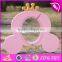 New design cute crown pink wooden girls piggy bank W02A255