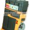 Popular Professional trolley plastic Toolbox with wheel and handle