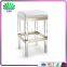 Modern Acrylic Bar Stool Changing Room Clear Plexiglass Stool Dressing Table Stool