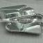 Oven and microwave safe flight meal aluminum tray with compartments