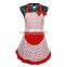 New Cute BowKnot Kitchen Restaurant Cooking Aprons With Pocket for Women