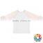 Baby Fall Cotton Shirt Long Sleeve Girls Clothes Ruffle Raglan Girls Blank Ruffle Sleeve T Shirt Wholesale Icing Ruffle Shirt