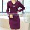 Anly Wholesale Lady Red Attractive Sexy Cotton Long Straight Skirt