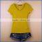beautiful girl t-shirt ladies short shirt designs fashion clothing 2016
