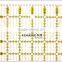 Kearing pro 12*6 inches acrylic fabric patchwork quilting ruler with grid scale Angle for sewing dressmaking#KPR1206