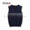 V-Neck 100% Cotton Sleevesless Latest Knitting Sweater Designs For Boys