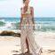 Maxnegio full sexy beach maxi sequin skirt for ladies