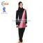 Zakiyyah 5602 Elegant Quality Islamic Hijab Swimwear With Vintage Striped Waterproof Muslim Swimming Suit