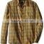 2016 Pure cotton casual shirt men's flannel plaid shirt
