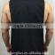 Men's 100% Natural Black Workout Vest Muscel Beast Gym Tee