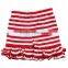 2017 Kaiyo Cotton Stripe Many Colors Child Designer Clothes Girl Ruffle Shorts