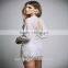 YIHAO2015 Fashion high quality White Body-con Long Sleeve Design party Lace sexy Dress For Women china supplier